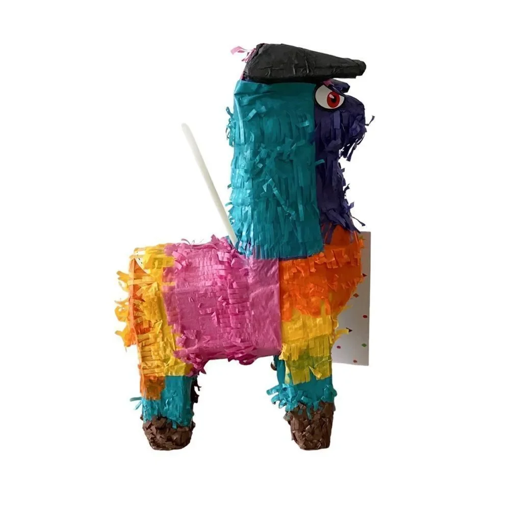 Colorful Mini Piñata Multicolor Paper Mache Novelty Cinco de Mayo Party Favor - Picture 4 of 5